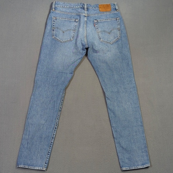 Levi's 512 Premium Selvedge Jeans Men's Slim Taper Fit fits 33x31 Medium Wash - Picture 2 of 9